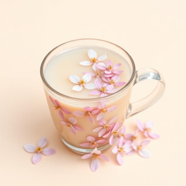 茉莉鲜奶茶